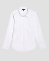 Elbe Popover Stretch Poplin Shirt Classic Fit - White Image Thumbnmail #3