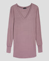 Foundation Long Sleeve V-Neck Tee - Nutmeg Image Thumbnmail #2