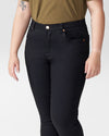 Seine High Rise Skinny Jeans Petite - Black Image Thumbnmail #5